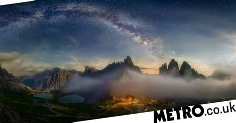 Breathtaking Picture Shows The Milky Way Above The Dolomites Metro News