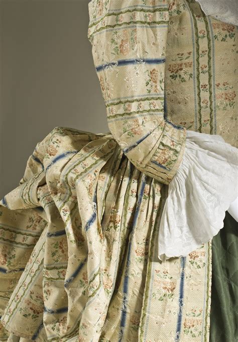 Womans Robe A La Polonaise Close Bodied Gown Lacma M7085 6 Of 10