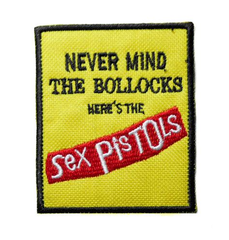 Sex Pistols Never Mind The Bollocks 25 Embroidered Patch Nuclear