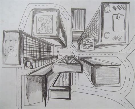 My Artful Nest A New Perspective Perspective Art City Drawing