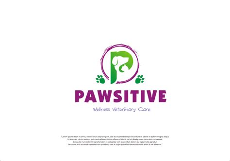 Logo Design 5 Pawsitive Wellness Veterinary Care Design Project