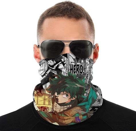 Anime My Hero Academia Scarf Neck Warmer Head Wrap Headband