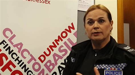 Bbc Essex Sergeant Gina Denham From Essex Police Tells