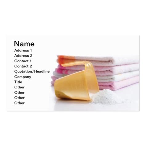 Laundry Business Card Templates Bizcardstudio