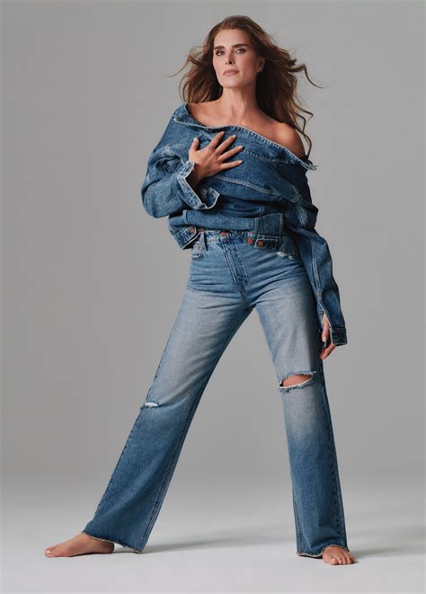 Brooke Shields Poses Topless For Jordache Denim Campaign