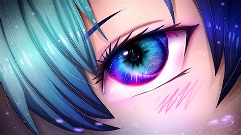 Artstation Anime Galaxy Eye