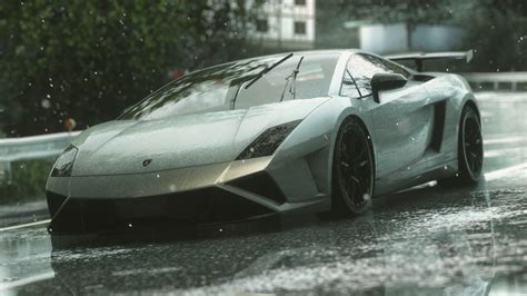 Gray Lamborghini Sports Car Driveclub Lamborghini Car Hd Wallpaper