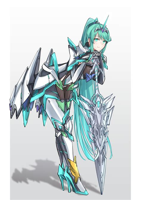 Pneuma Xenoblade Chronicles And 1 More Drawn By Sarasadoudan Danbooru