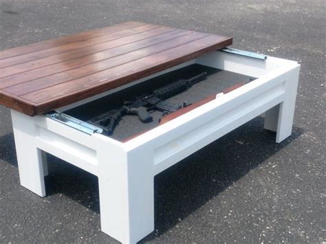 Storage trunk coffee table available for. Pin on Gun storage furniture