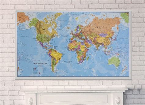 Map Of The World Pin Board Direct Map