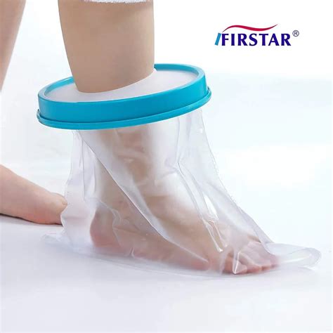 Adult Foot Cast Covers For Shower Waterproof Shower Bandage And Cast