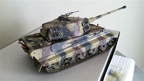 German King Tiger Tank Plastic Model Military Vehicle Kit