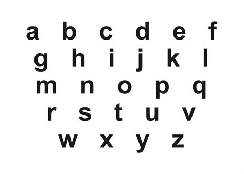 11 Best Free Printable Alphabet Uppercase And Lowercase Letters