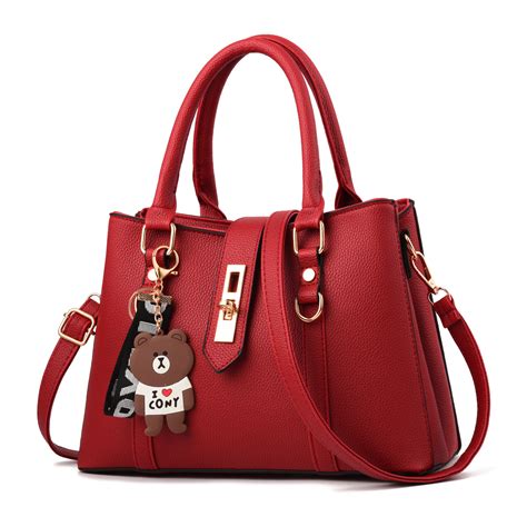 Office Lady Large Shoulder Bags Luxury Designer Totes Bag Soft Leather ...