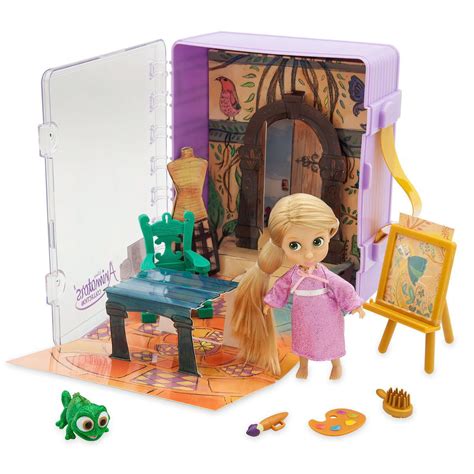 Disney Animators Little Collection Rapunzel Mini Doll Playset Tangled