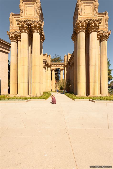 Completely rebuilt from 1964 to 1974, it is one of only a few surviving structures from the exposition. Creamy Columns - A tourist crouches for an all-inclusive ...