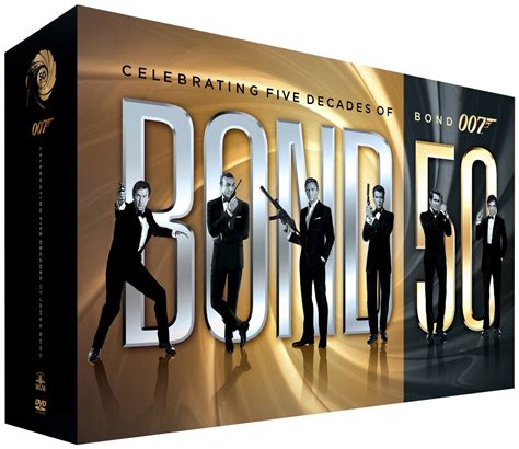 Bond Collection Five Decades Of James Bond New Dvd