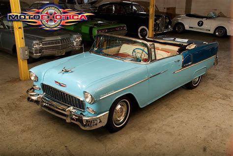 Find Of The Day Two Tone Blue 1955 Chevrolet Bel Air Convertible