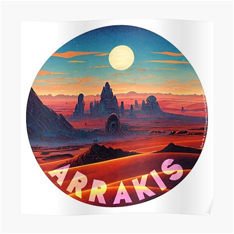Arrakis Dune Poster For Sale By Splode Redbubble