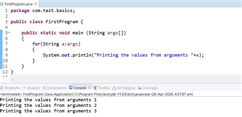 Java Main Method It Whistle