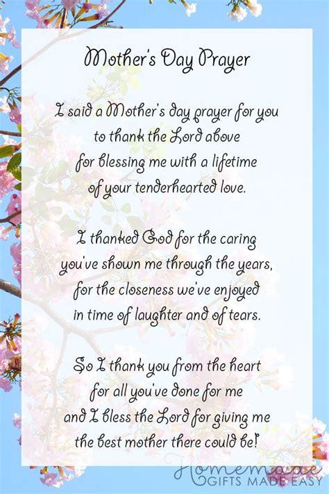 Happy Mothers Day Images I Said A Mothers Prayer For You To Thank The Lord Above For Blessing