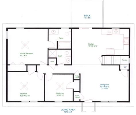 Simple Ranch Style House Plans With Open Floor Plan The Houses Fuse