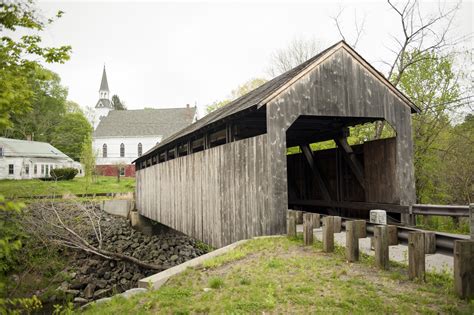 The Burkeville Covered Bridge Is Oldest Covered Bridge In Massachusetts