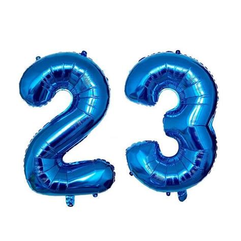 23rd Year Birthday Balloon 2 Pieces 12 Inches Birthday Balloons