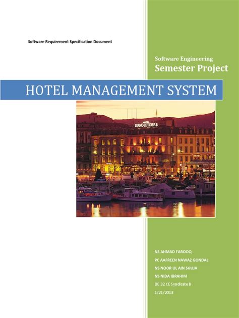 Read 60 reviews from the world's largest community for readers. SRS-Hotel-Management-System.pdf | Graphical User ...