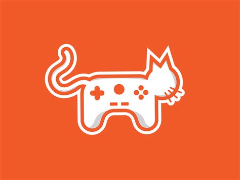 Gamer Cat Gamer Cat Cat Logo Design Logo Sketches