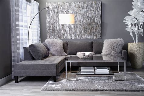 Monochrome Shades Of Grey Interior Design Apartment Condo Small Living