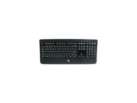 Logitech K800 24ghz Wireless Slim Illuminated Keyboard Black