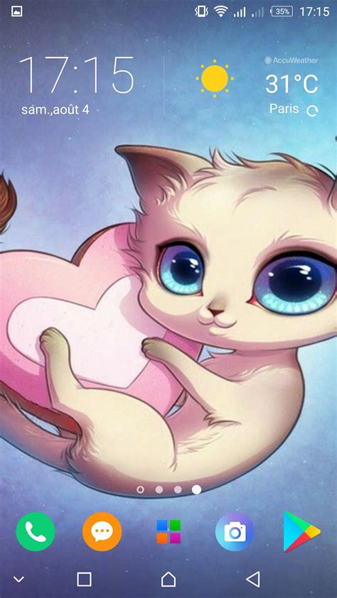 Kawaii Cats Wallpapers Cute Backgrounds For Android