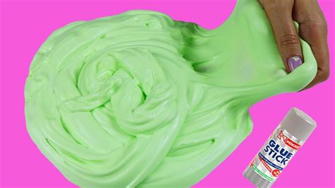 How To Make Fluffy Slime With Glue Sticks And Shaving Gel Without Borax Liquid Starch Or Shampoo