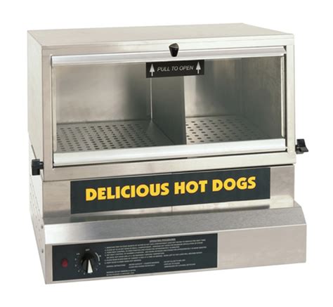 Gold Medal 8151 Stainless Steel Large Hot Dog Steamer And Bun Warmer