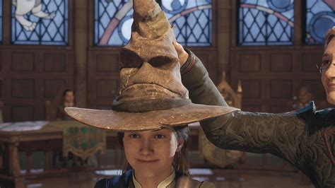 Hat Sorting Ceremony Slytherin House Introduction Scene Hogwarts
