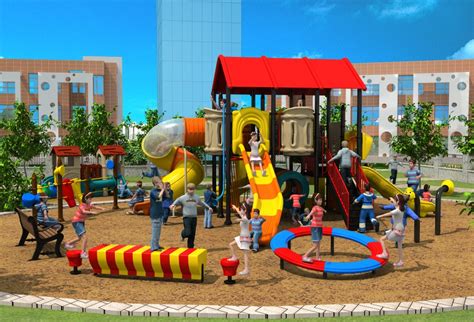 Exported Children Outdoor Plastic Playground Park Kids Room Paradise