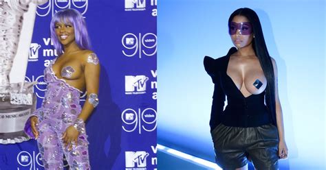 Nicki Minaj Goes Almost Topless At Haider Ackermanns Fall 2017 Show
