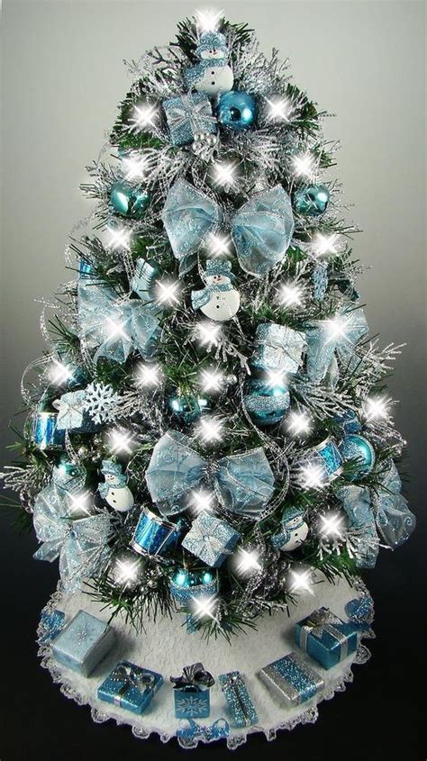 Mesmerizing Blue Christmas Tree Decorations Christmas