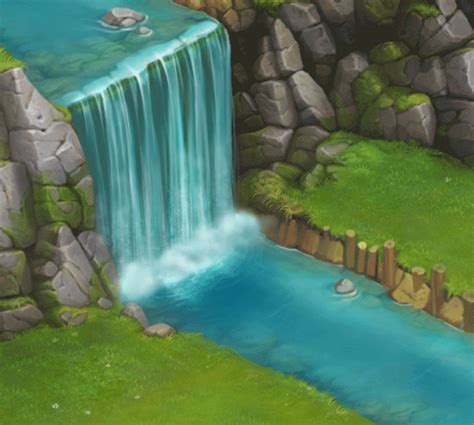 Pin By Munch Nbit On Waterfall In 2021 Nature Decor Game Art Waterfall