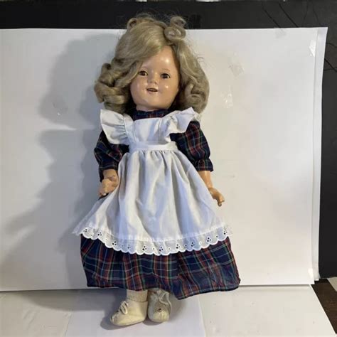 vintage ideal 18” shirley temple composition doll 1930 s 45 99 picclick