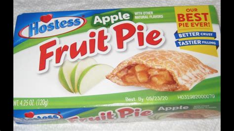 Hostess Our Best Pie Ever Apple Pie Review Youtube