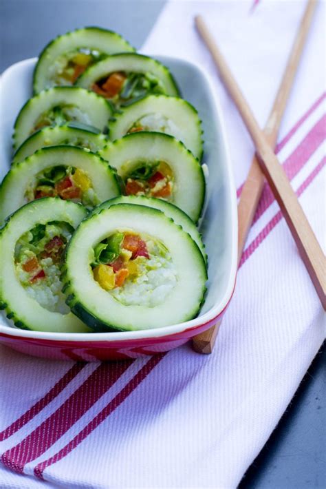 Cucumber Sushi What The Forks For Dinner