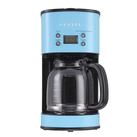 Vestel Retro Filtre Kahve Makinesi Düş Mavisi Vestel