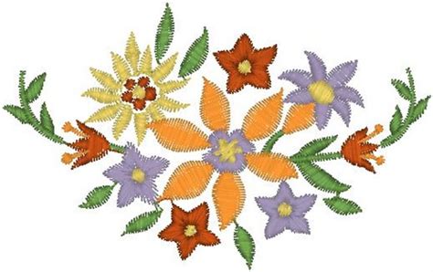 Free Assorted Flowers Embroidery Design Annthegran