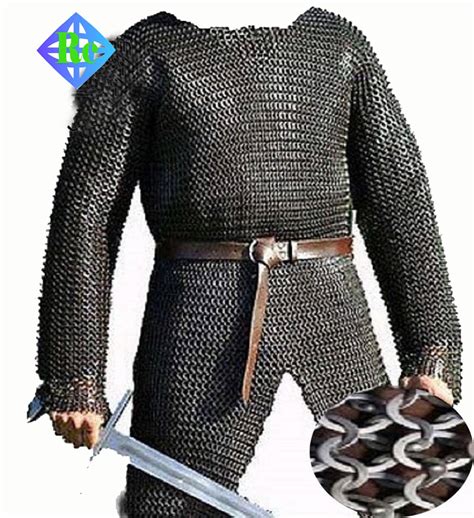 Chainmail Shirt 9 Mm Flat Riveted With Flat Washer Chain Mail Etsy Uk