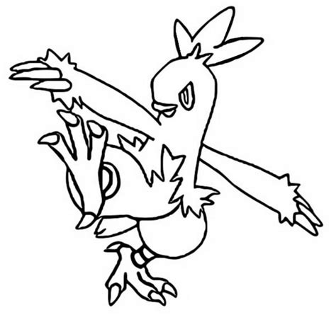 Pokemon Torchic Coloring Pages Coloring Pages