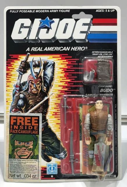 Gi Joe Arah Budo Action Figure 1988 Hasbro Vintage Factory Sealed 275