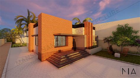 Brick And Block House Khanapur Mi Architecture Homify