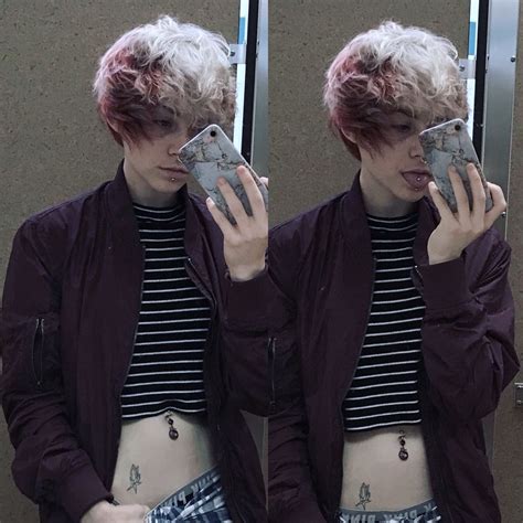 hair color inspired by koi & it’s lookin good!ð | Emo boy hair, Boys